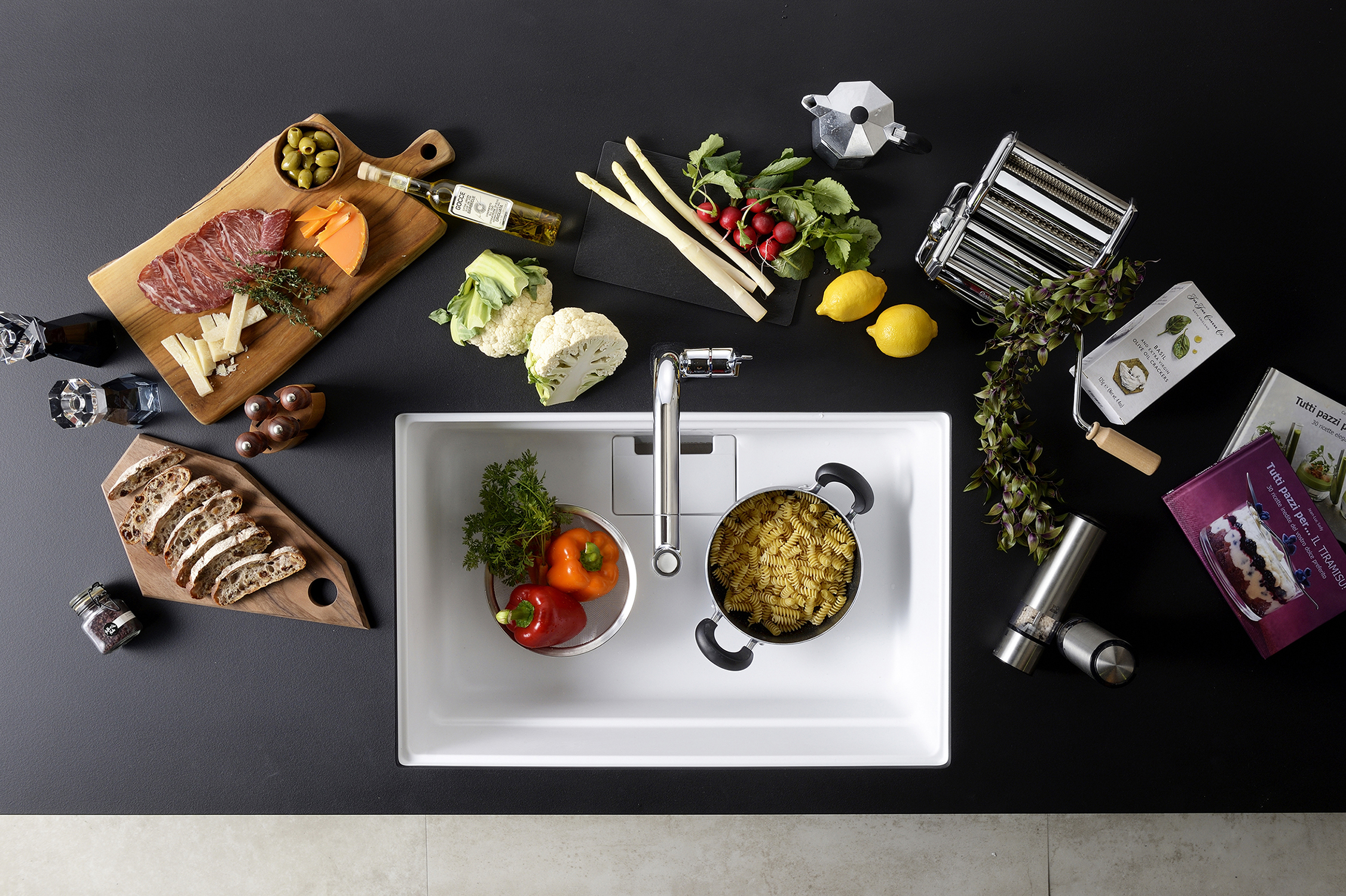 Chậu rửa bát 1 hố Yoshimoto 70.2 cm, đá cẩm thạch, nhập khẩu Nhật Bản - HS700 Chậu rửa bát 1 hố Yoshimoto 70.2 cm, đá cẩm thạch, nhập khẩu Nhật Bản - HS700 - Ảnh 4