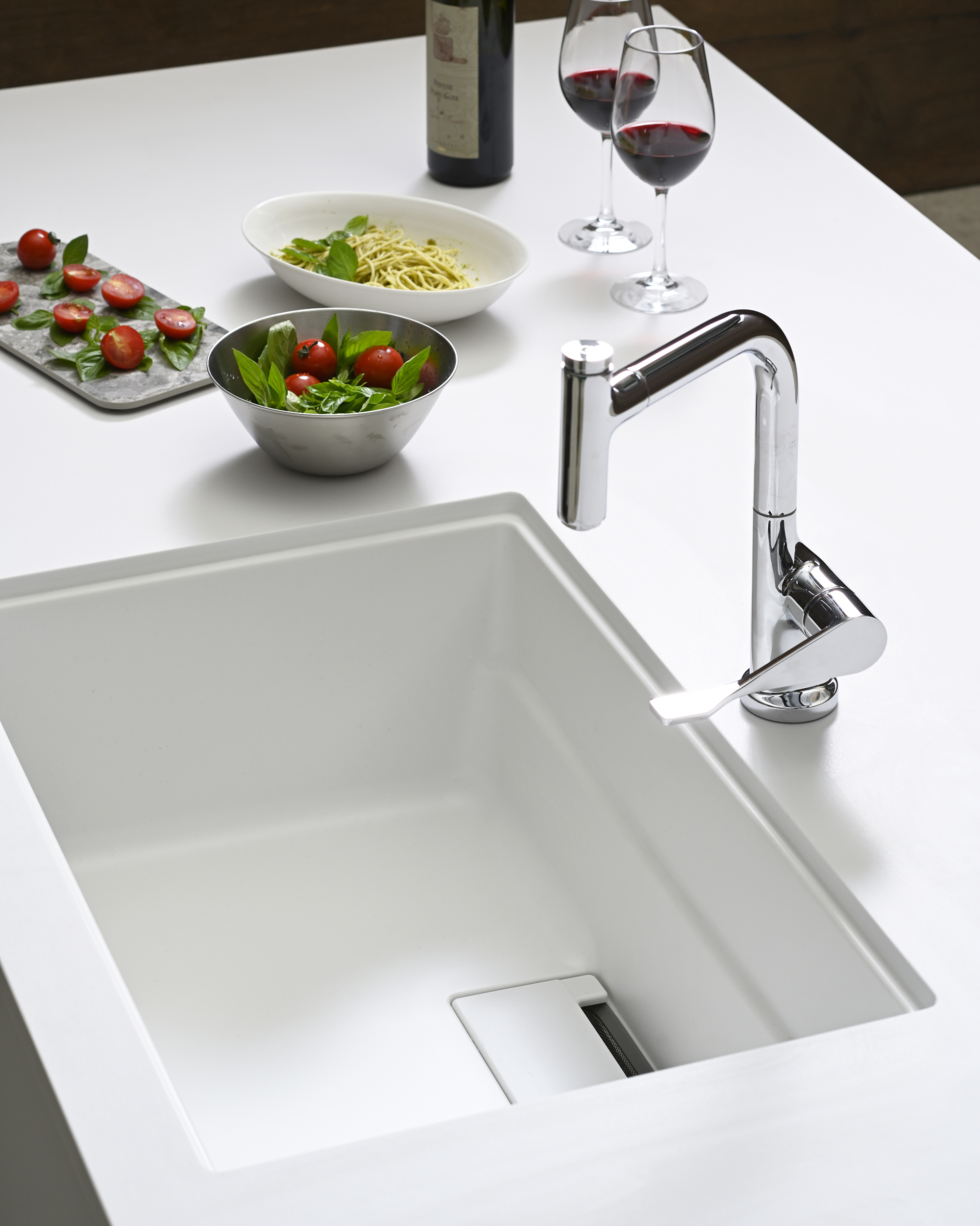 Chậu rửa bát 1 hố Yoshimoto 70.2 cm, đá cẩm thạch, nhập khẩu Nhật Bản - HS700 Chậu rửa bát 1 hố Yoshimoto 70.2 cm, đá cẩm thạch, nhập khẩu Nhật Bản - HS700 - Ảnh 2