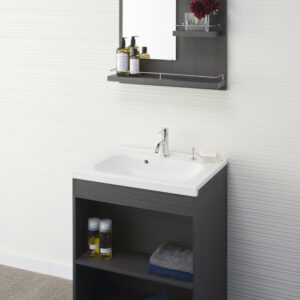 Chậu rửa mặt Yoshimoto 6.1 lít, chậu liền khối nhỏ gọn, Nhật Bản - CR CAPRI D600G 1 01