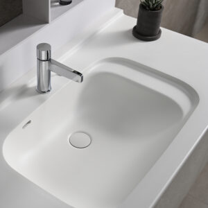 Chậu rửa mặt Yoshimoto 16.4 lít, chậu liền khối 1 cánh, Nhật Bản - DA DA600 Set up Osaka labo 1