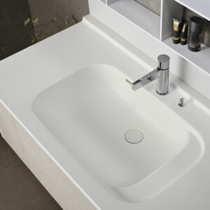 Chậu rửa mặt Yoshimoto 16.4 lít, chậu liền khối 1 cánh, Nhật Bản - DA DA600 Set up Osaka labo 6