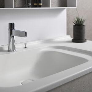 Chậu rửa mặt Yoshimoto 16.4 lít, chậu liền khối 1 cánh, Nhật Bản - DA DA600 Set up Osaka labo 7