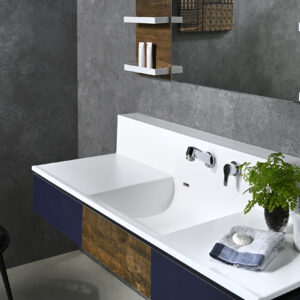 Chậu rửa mặt Yoshimoto 15.7 lít, chậu liền khối lưng cao, Nhật Bản - DH DH600 Set up Osaka Labo 1