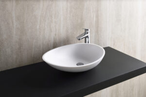 Chậu rửa mặt Yoshimoto, đá cẩm thạch BMC, đặt bàn cao cấp, Nhật Bản - EG3550 chau-rua-mat-don-yoshimoto