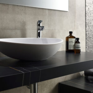 Chậu rửa mặt Yoshimoto, đá cẩm thạch BMC, đặt bàn cao cấp, Nhật Bản - EG3550 EG3550 Sep up 4