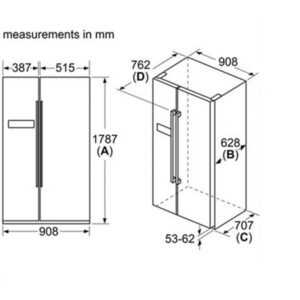 Tủ lạnh Bosch, dung tích 508 lít - KGN56HIF0N tulanhboschkgn56hif0n 4