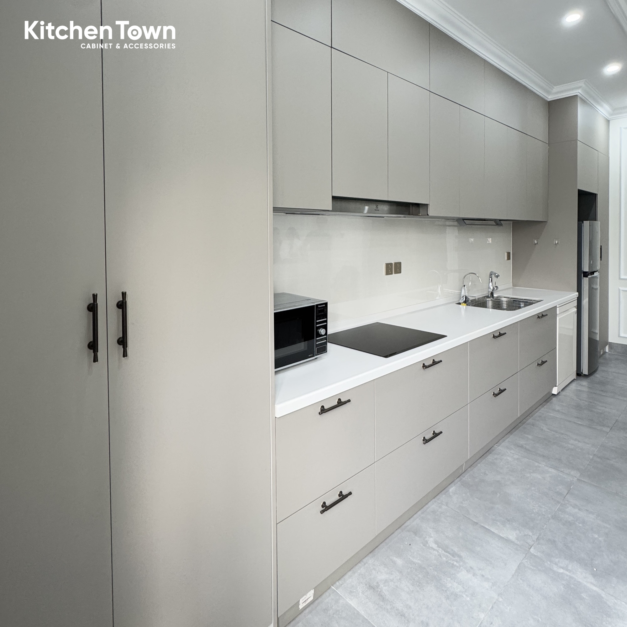 Dự án tủ bếp chữ i tại Hà Đông - Hà Nội 1 1