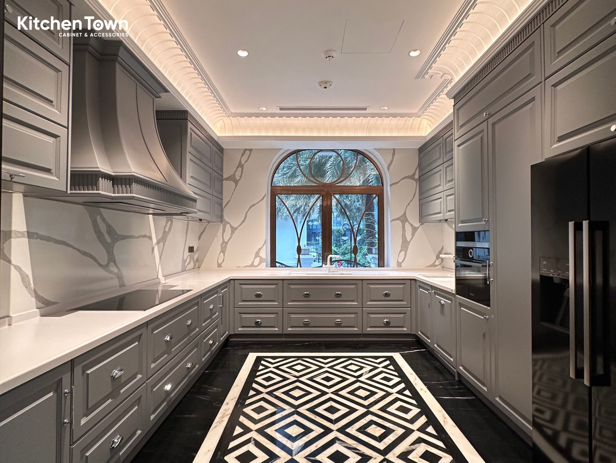 Dự án tủ bếp tân cổ điển biệt thư tại Ciputra - Hà Nội 113 scaled