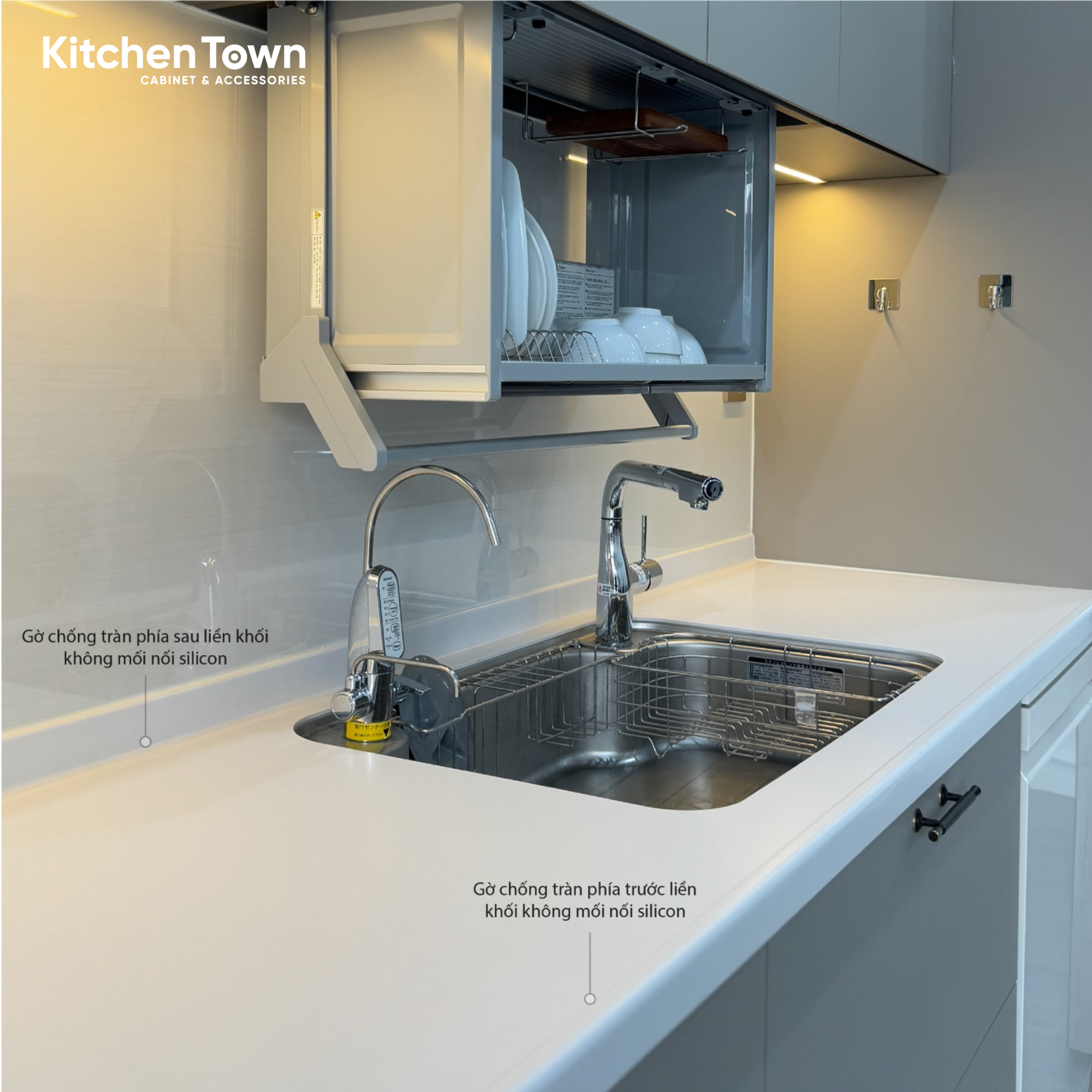 Dự án tủ bếp chữ i tại Hà Đông - Hà Nội 2 1