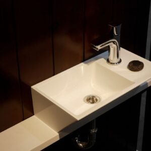 Chậu rửa tay Yoshimoto, đá cẩm thạch BMC, đặt bàn, Nhật Bản – TO2036 Chau rua TO2036 3