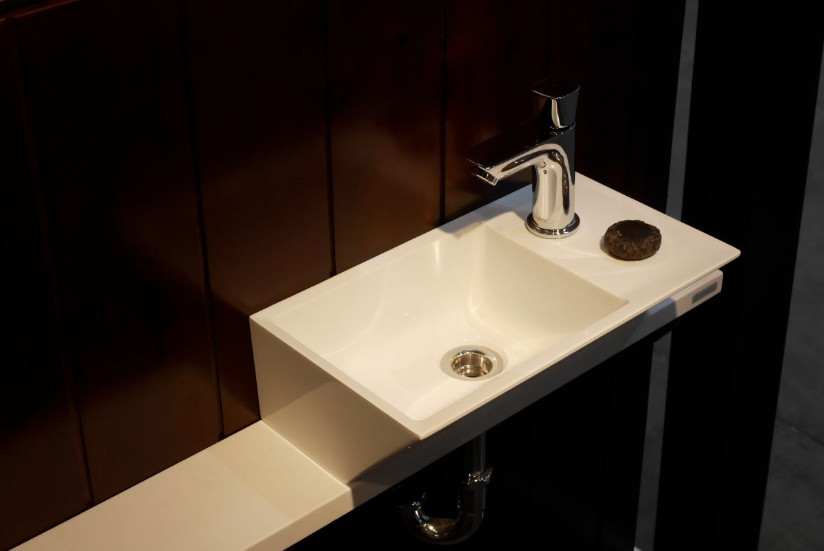 Chậu rửa tay Yoshimoto, đá cẩm thạch BMC, đặt bàn, Nhật Bản – TO2036 Chậu rửa tay Yoshimoto, đá cẩm thạch BMC, đặt bàn, Nhật Bản – TO2036 - Ảnh 3