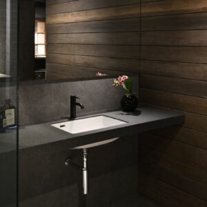 Chậu rửa mặt Yoshimoto, đá cẩm thạch BMC, âm bàn cao cấp, Nhật Bản – US3046 Chau rua US3046 2