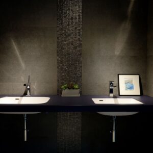 Chậu rửa mặt Yoshimoto, đá cẩm thạch BMC, âm bàn cao cấp, Nhật Bản – US3046 Chau rua US3046 4