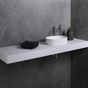 Chậu rửa tay Yoshimoto, đá cẩm thạch BMC, đặt bàn, Nhật Bản – OP2230 Chau rua tay OP2230 3