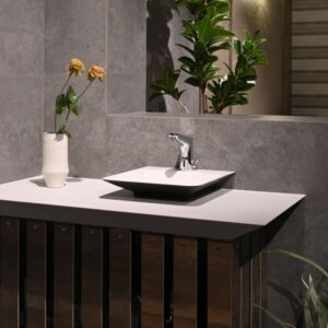 Chậu rửa tay Yoshimoto, đá cẩm thạch BMC, đặt bàn, Nhật Bản – EM3737 EM3737 3