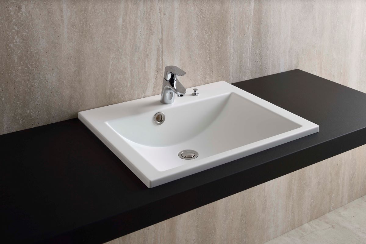 Chậu rửa mặt Yoshimoto 9 lít, đá cẩm thạch BMC, đặt bàn, Nhật Bản – SQR600 Chậu rửa mặt Yoshimoto 9 lít, đá cẩm thạch BMC, đặt bàn, Nhật Bản – SQR600 - Ảnh 3