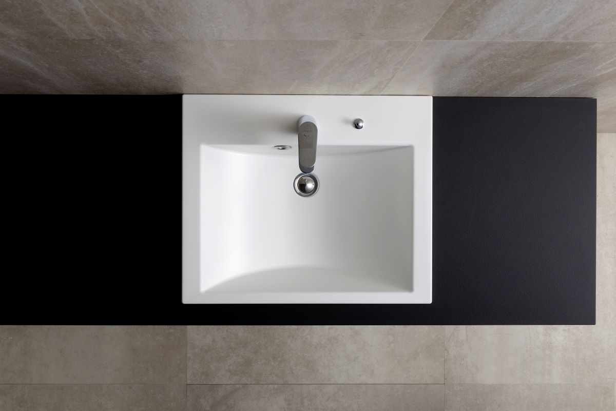 Chậu rửa mặt Yoshimoto 9 lít, đá cẩm thạch BMC, đặt bàn, Nhật Bản – SQR600 Chậu rửa mặt Yoshimoto 9 lít, đá cẩm thạch BMC, đặt bàn, Nhật Bản – SQR600 - Ảnh 4