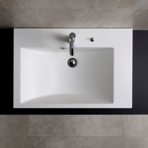 Chậu rửa mặt Yoshimoto 11 lít, đá cẩm thạch BMC, đặt bàn, Nhật Bản – SQR750 SQR750 4