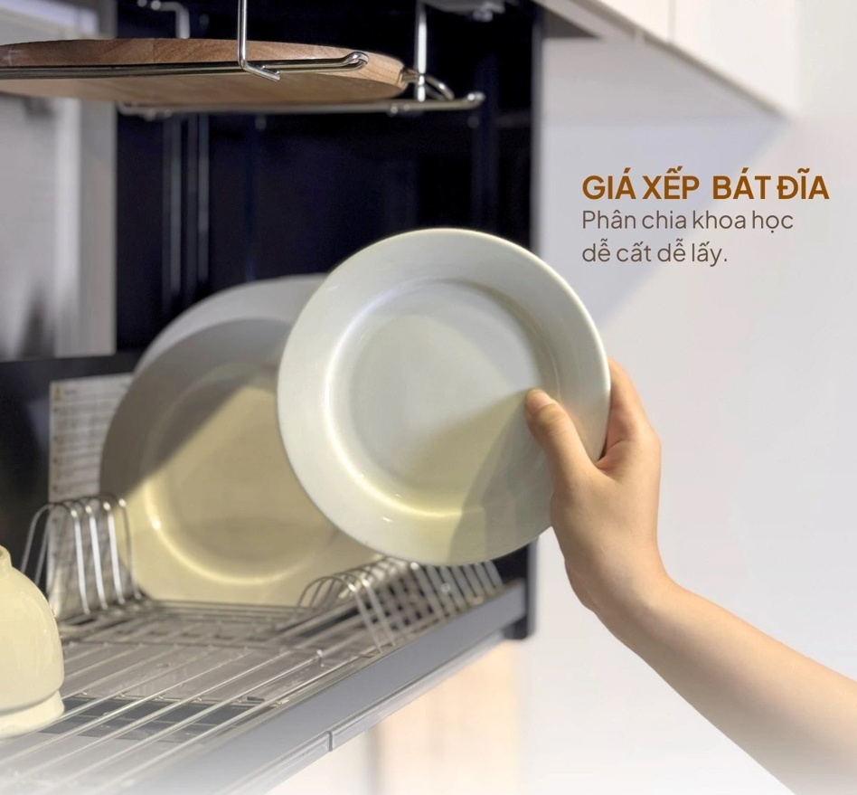 Kệ đa năng nâng hạ Linear Down BOX nhà bếp cao cấp - 750 B/G Screenshot 19