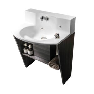 Chậu rửa mặt Yoshimoto, chậu liền khối lưng cao, Nhật Bản – UDH750 UDH750 3