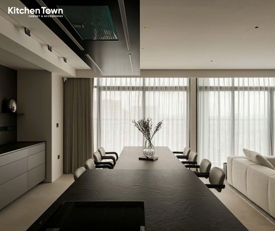 Dự án tủ bếp bản đảo Hoàng Thành - Hà Nội kitchen town10