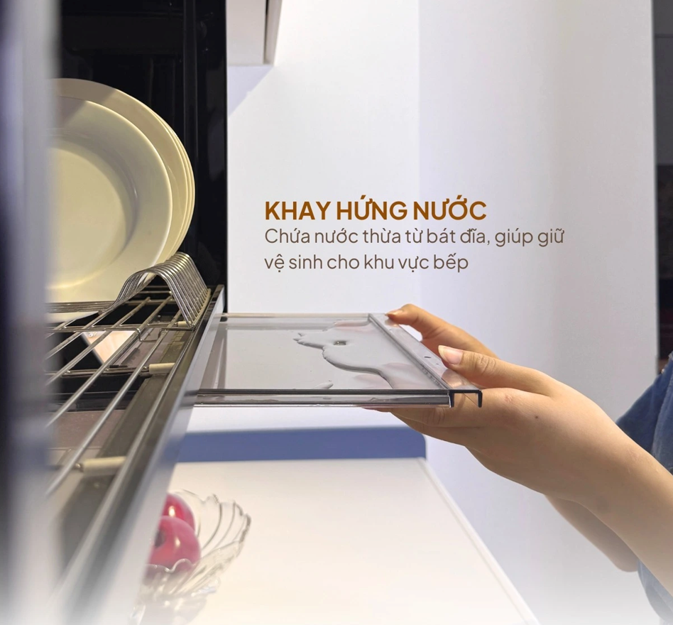 Kệ đa năng nâng hạ Linear Down BOX nhà bếp cao cấp - 750 B/G Screenshot 21