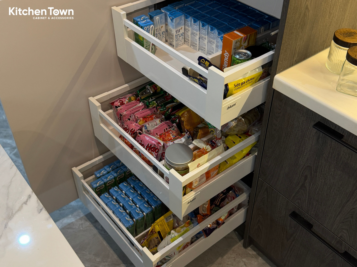 Dự án tủ bếp chữ L tại chung cư BRG DIAMOND RESIDENCE Lê Văn Lương - Hà Nội Screenshot 30