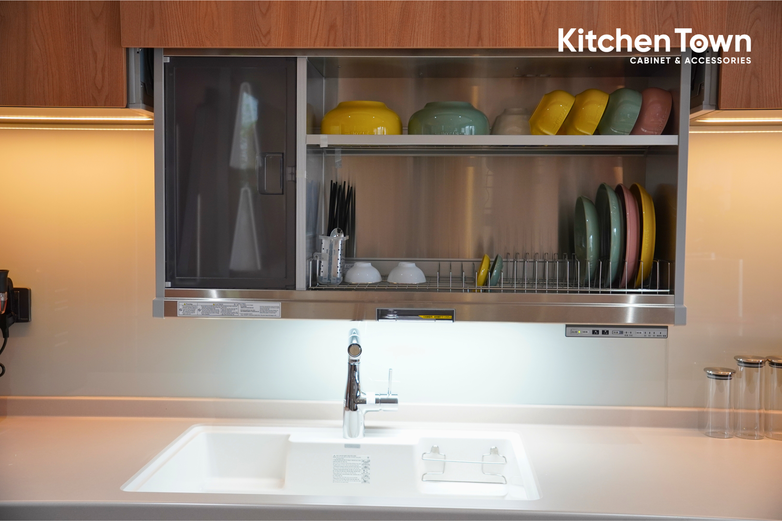 Dự án tủ bếp chữ i + bản đảo biệt thự Vinhomes – Hạ Long Anh KitchenTown ngang 30