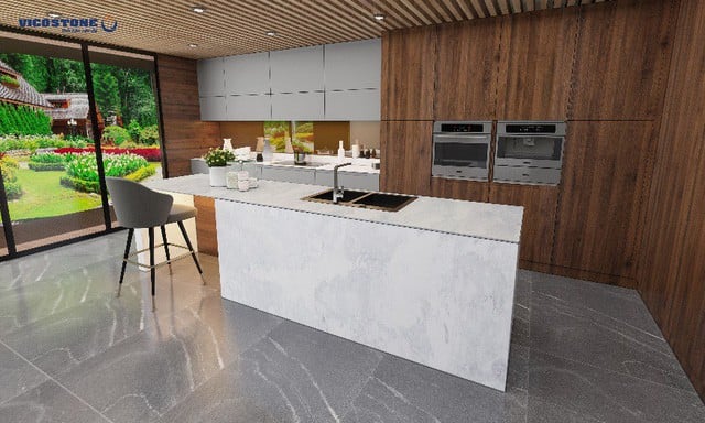 Giải mã đá nhân tạo gốc thạch anh – vật liệu được ưa chuộng hàng đầu hiện nay Giai ma da nhan tao goc thach anh 4