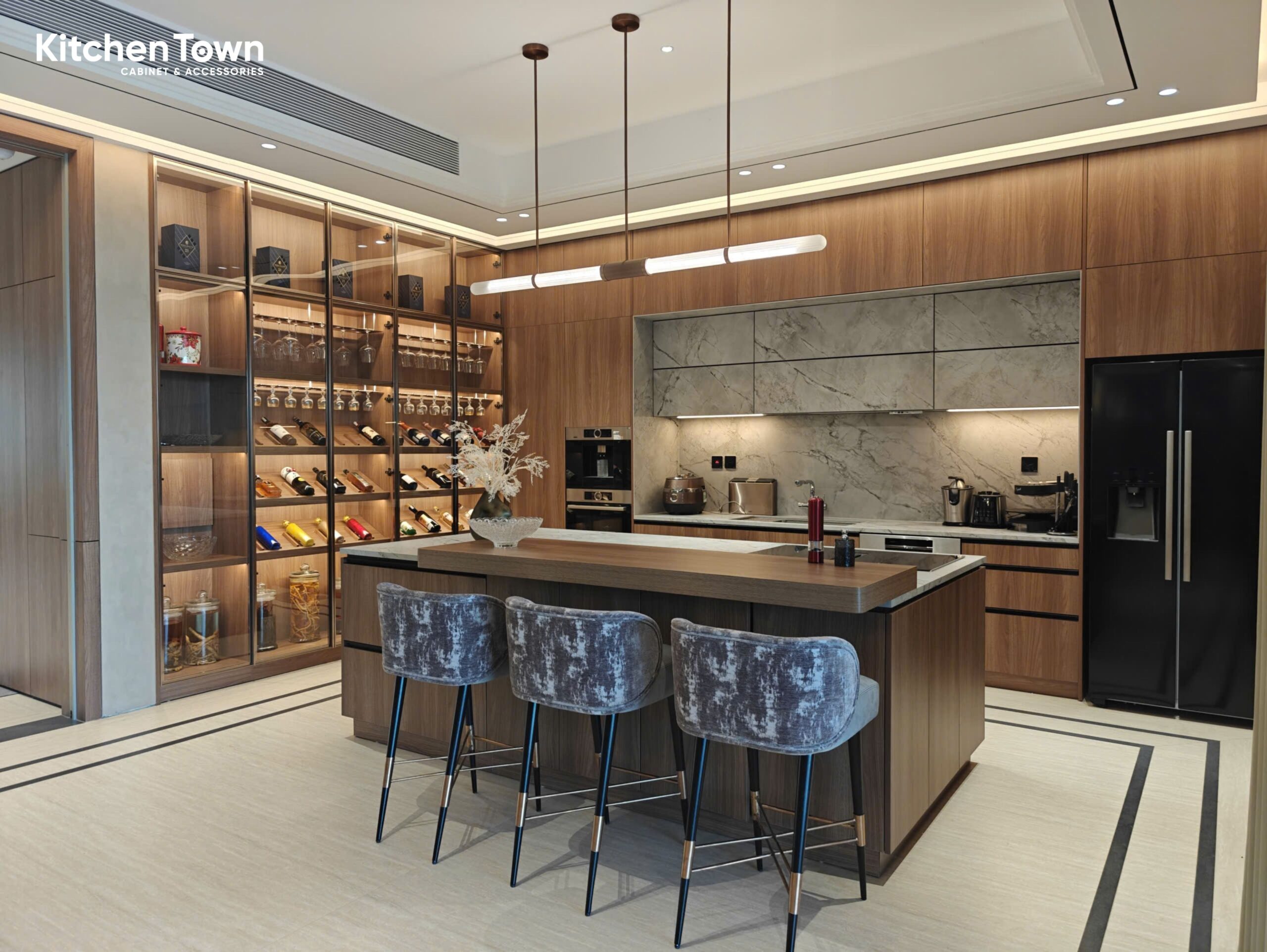 Dự án tủ bếp chữ i + bản đảo biệt thự – Phú Thọ tb i bd 13 scaled