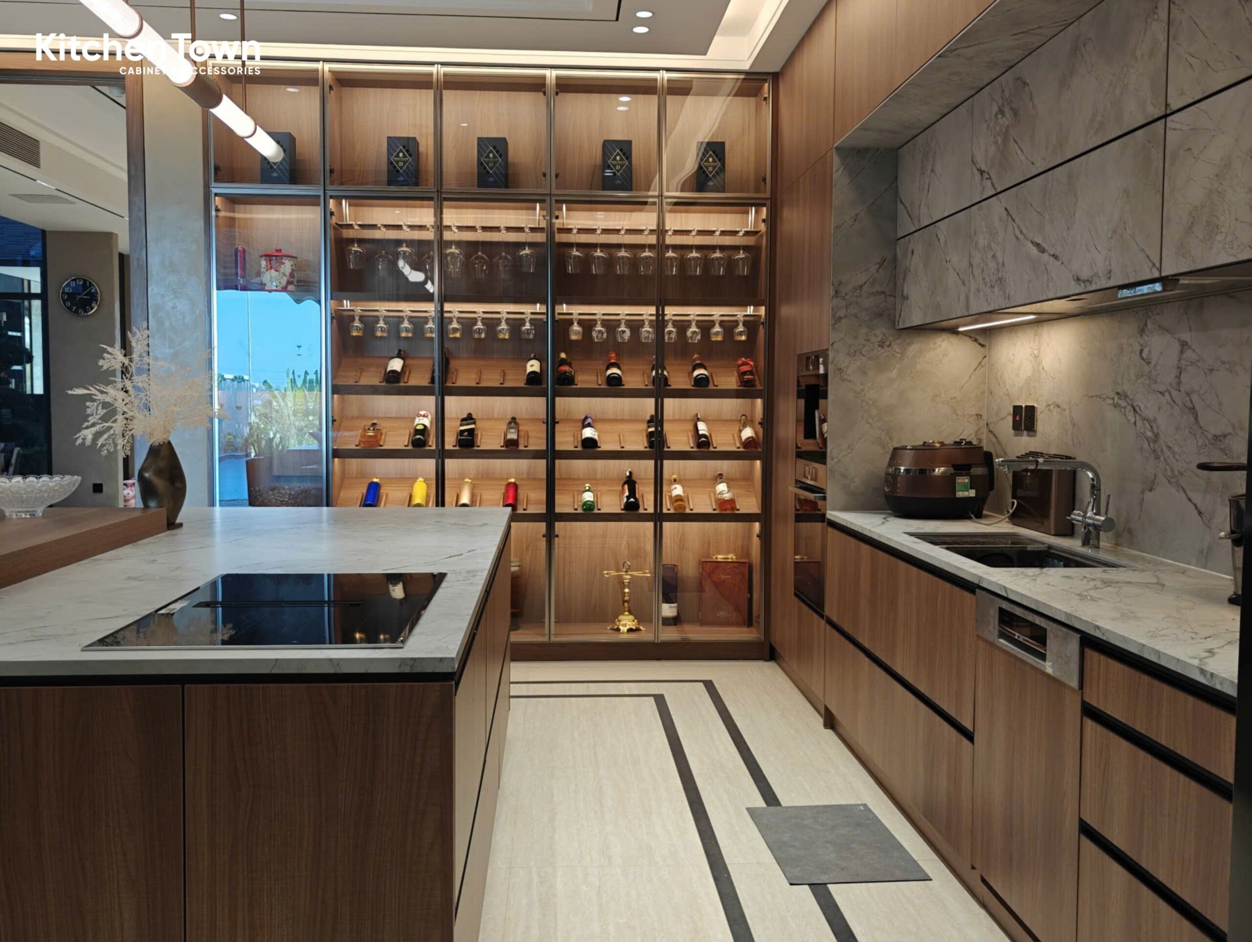 Dự án tủ bếp chữ i + bản đảo biệt thự – Phú Thọ tb i bd 14 scaled