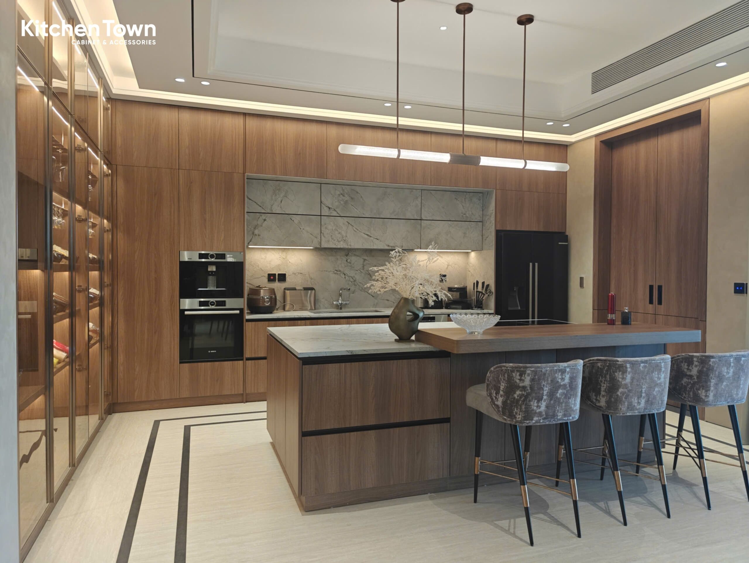 Dự án tủ bếp chữ i + bản đảo biệt thự – Phú Thọ tb i bd 15 scaled