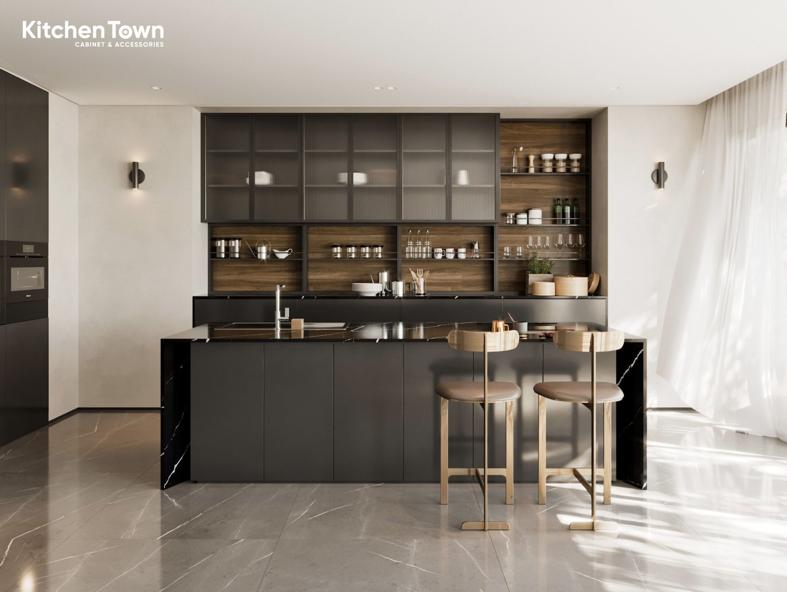 Thiết kế tủ bếp chữ i + bản đảo tb i bd 3 scaled