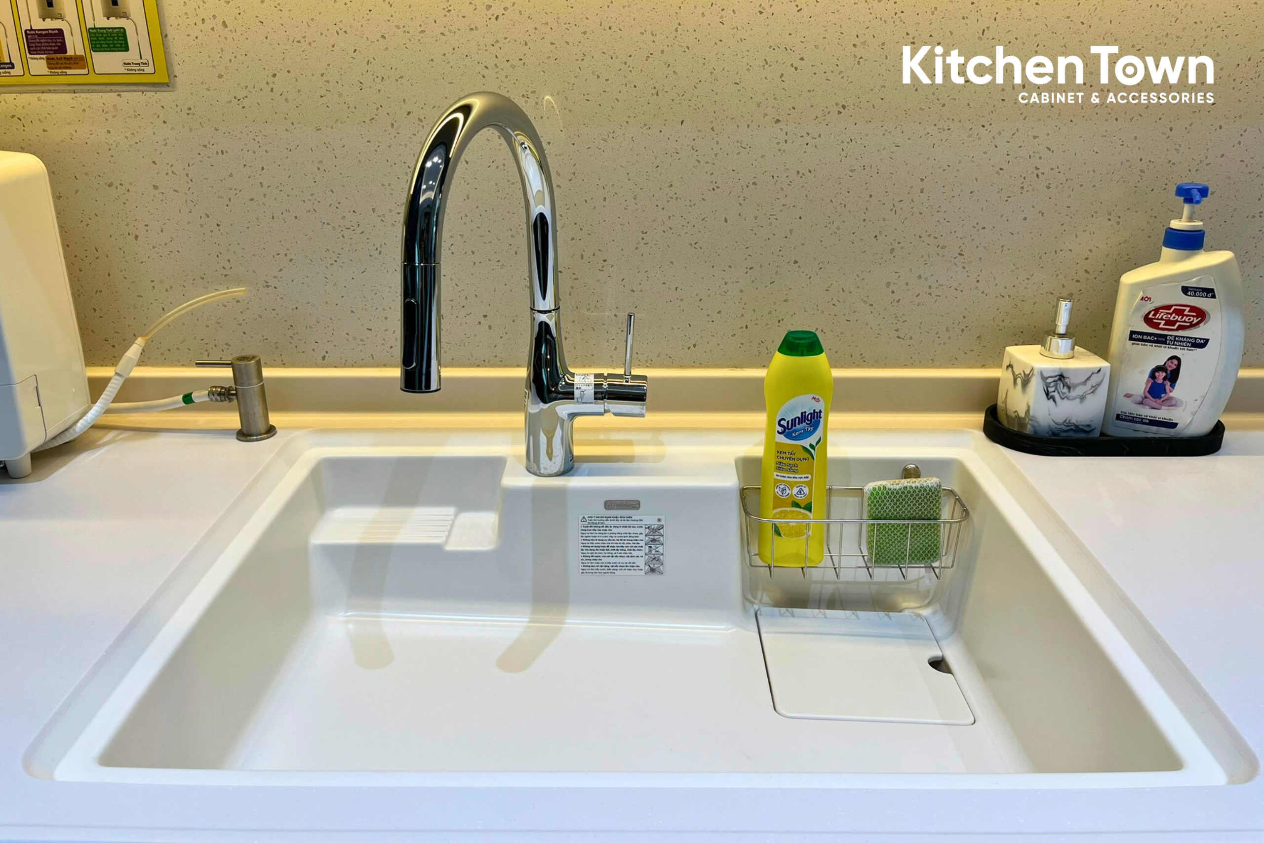 Dự án tủ bếp chữ L tại biệt thự - Ocean Park 1