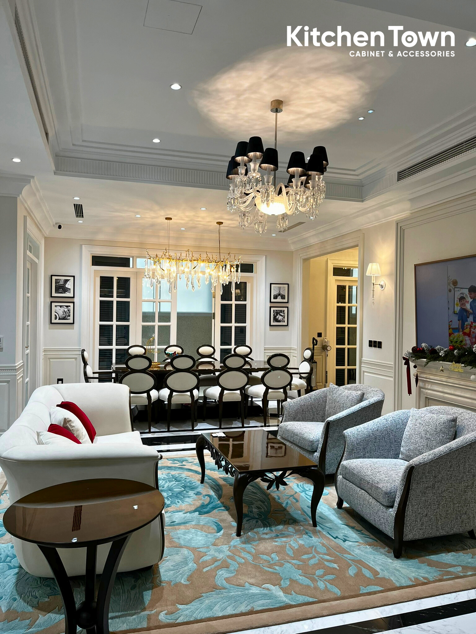 Dự án tủ bếp chữ L tại biệt thự - Ocean Park 2