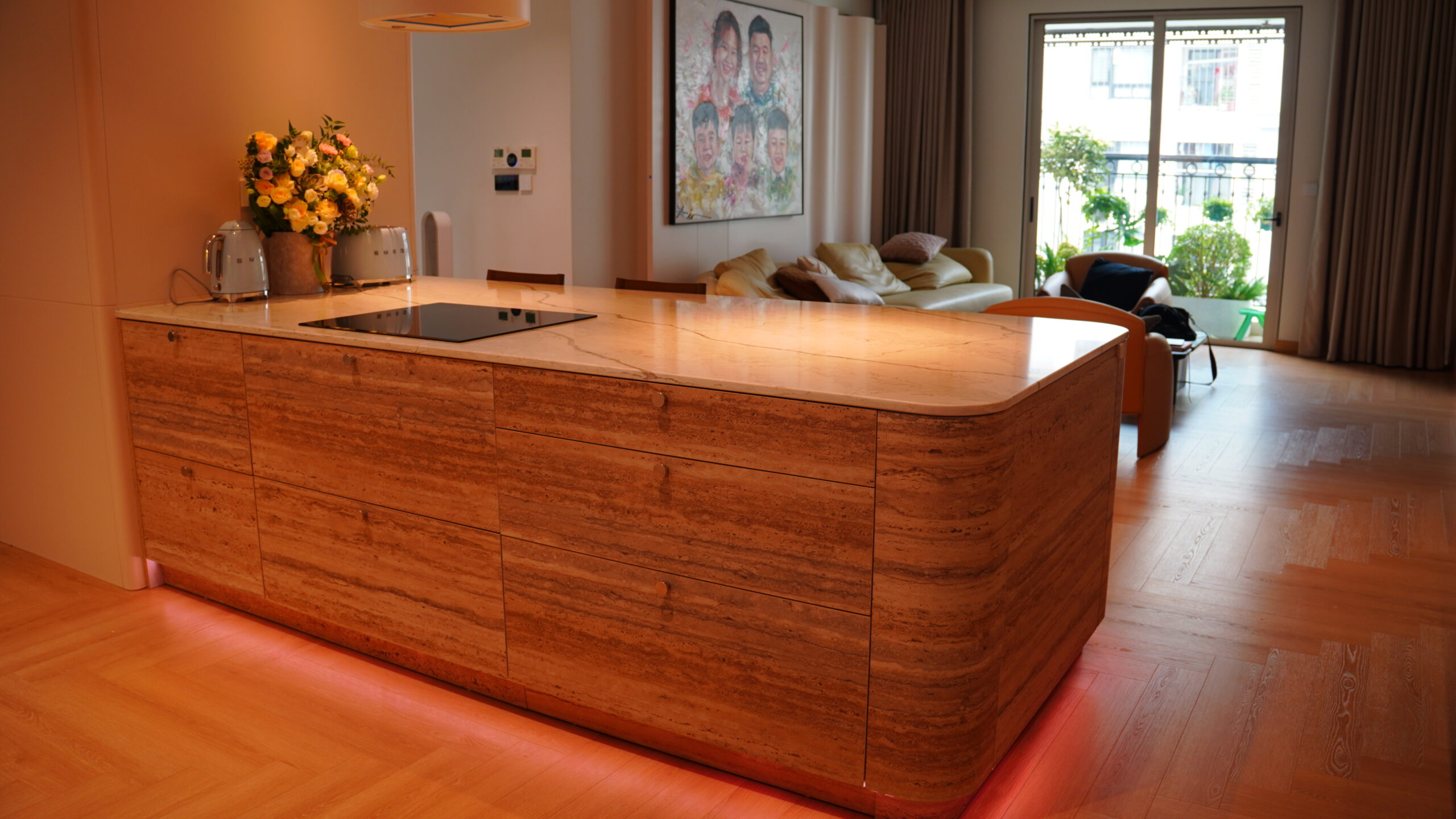 Dự án tủ bếp chữ I + Bản Đảo - Chung cư TimesCity DSC00403 scaled