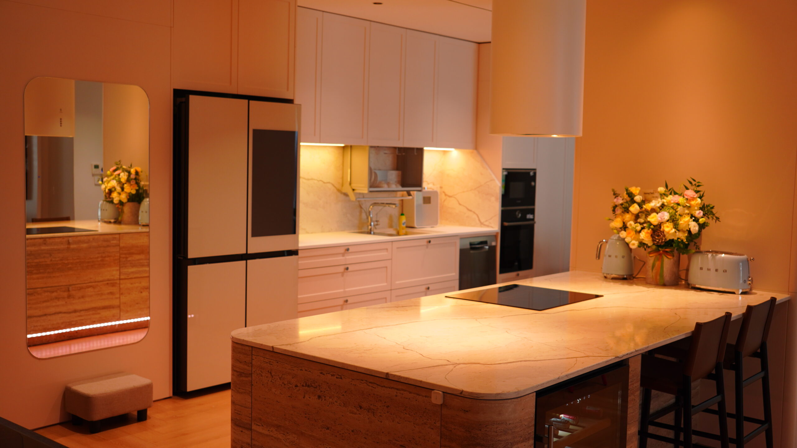 Dự án tủ bếp chữ I + Bản Đảo - Chung cư TimesCity DSC00420 scaled