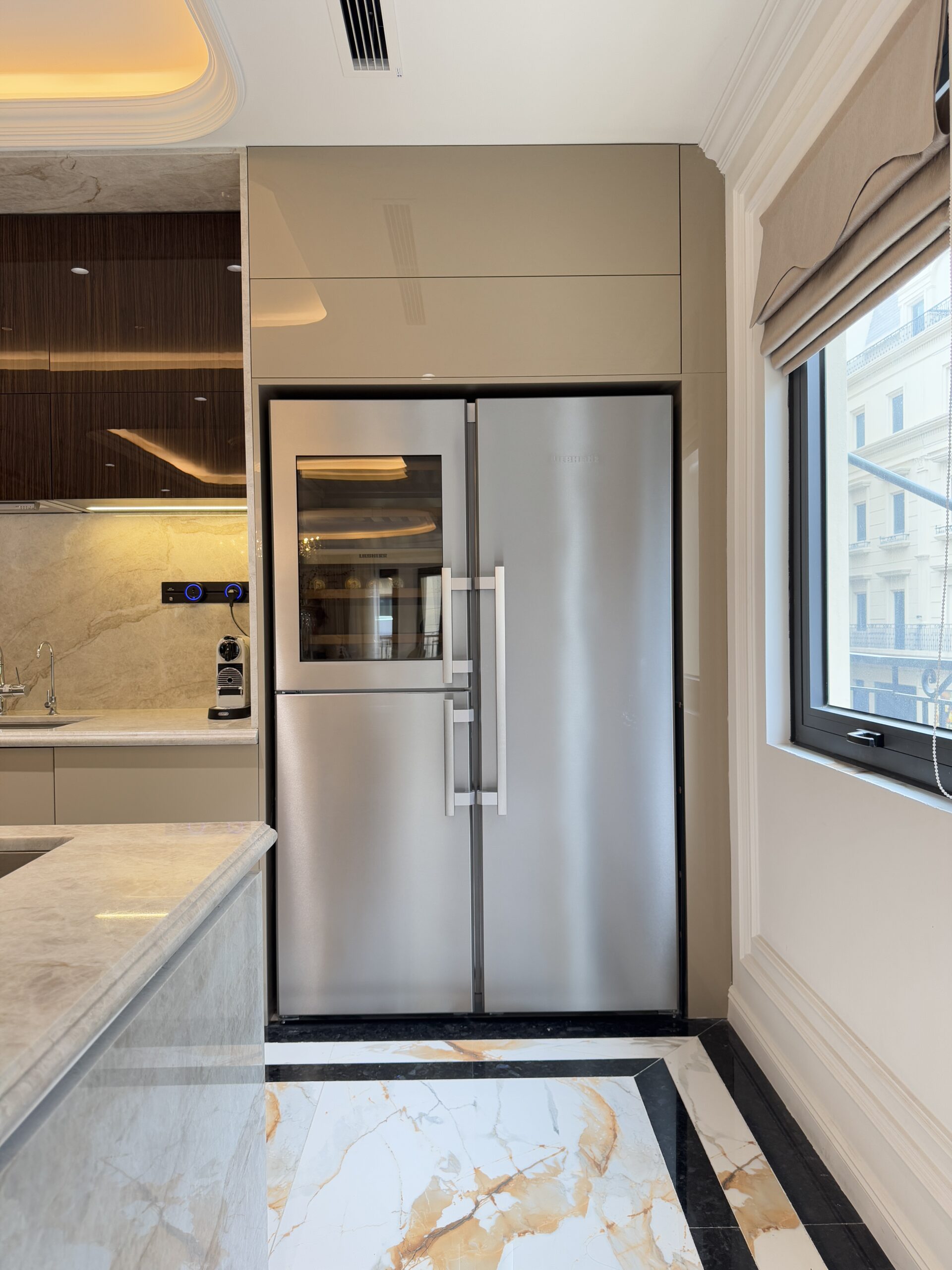 Dự án tủ bếp chữ I + Bản Đảo tại Nguyễn Xiển - Hà Nội IMG 1186 scaled