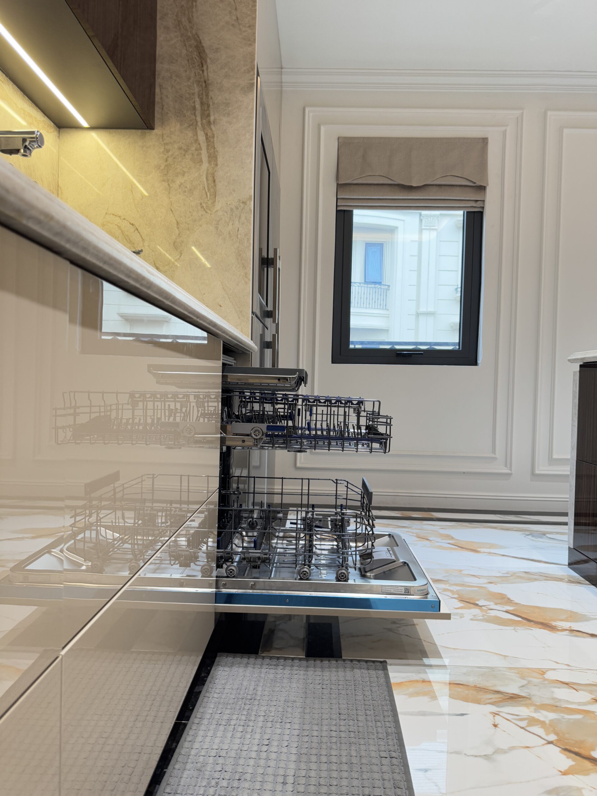 Dự án tủ bếp chữ I + Bản Đảo tại Nguyễn Xiển - Hà Nội IMG 1263 scaled