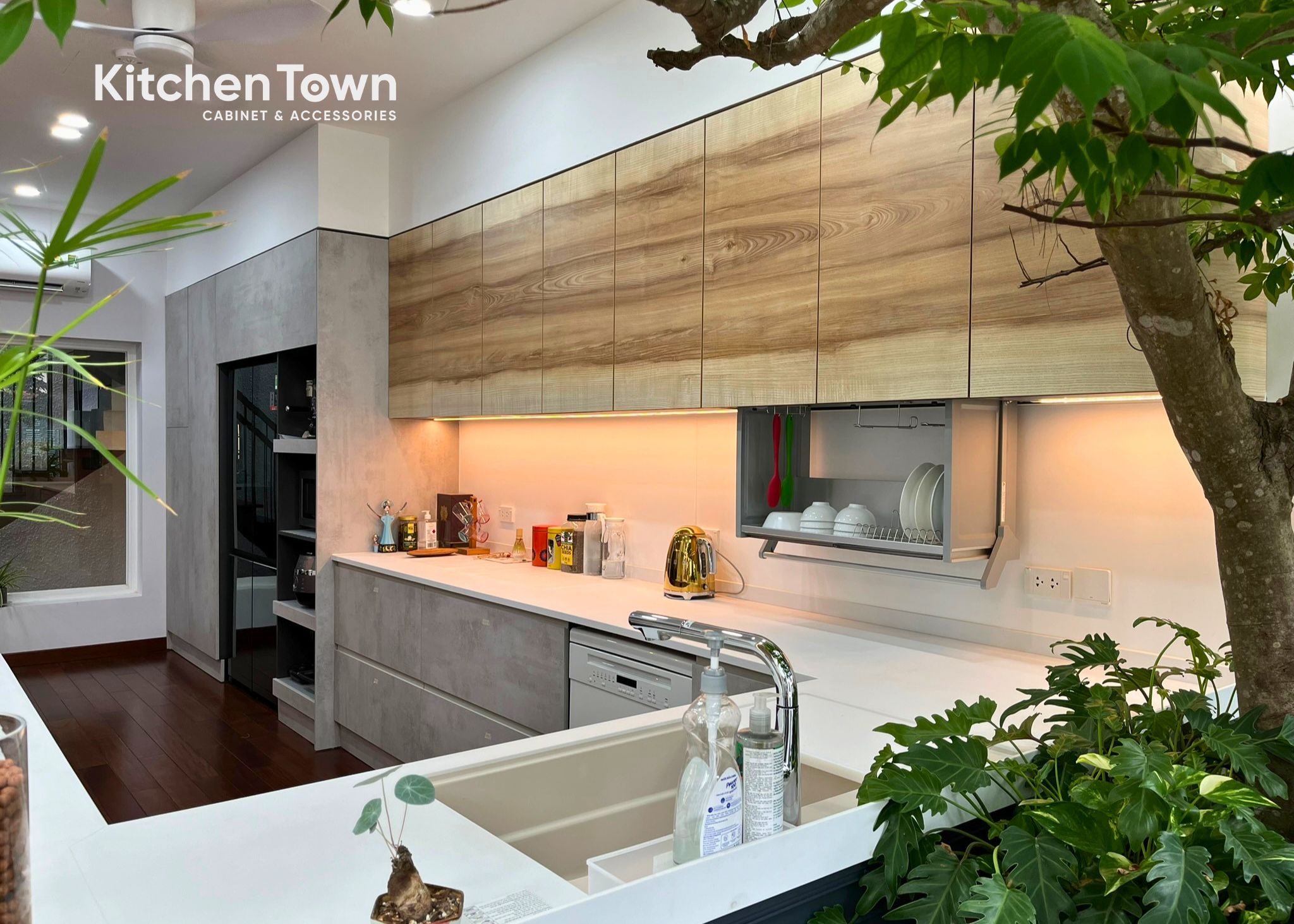 Dự án tủ bếp chữ U tại Ba Đình – Hà Nội tb chu u badinh5
