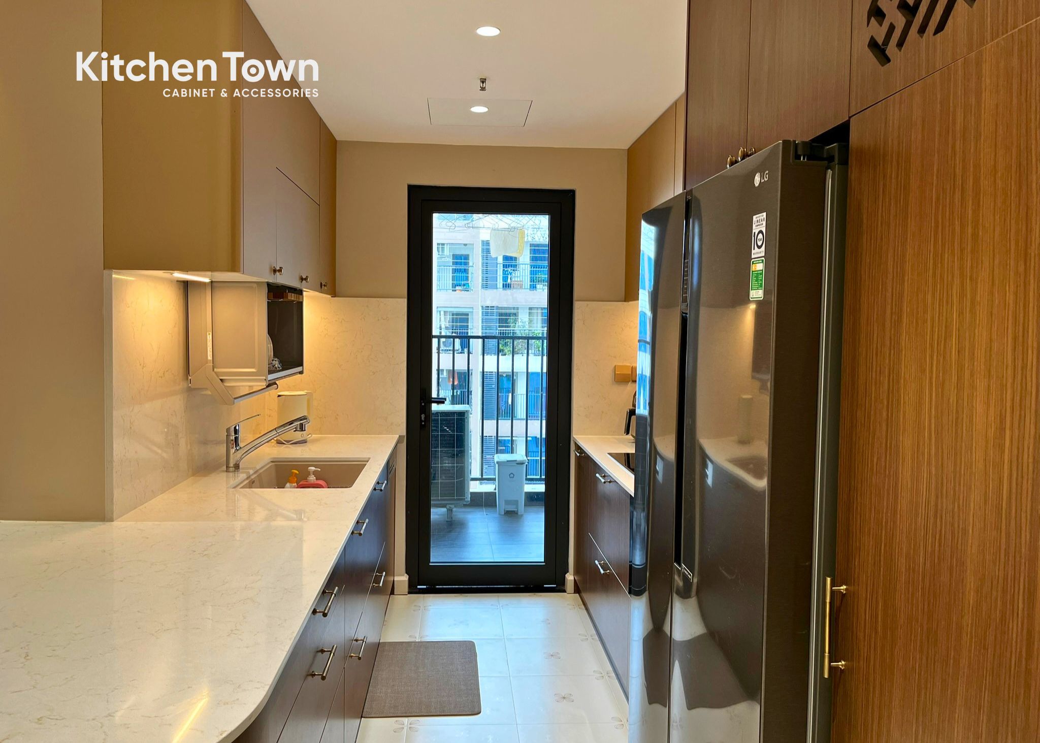 Dự án tủ bếp chữ I + Bản Đảo - Tây Hồ Tây tu bep 6th 2
