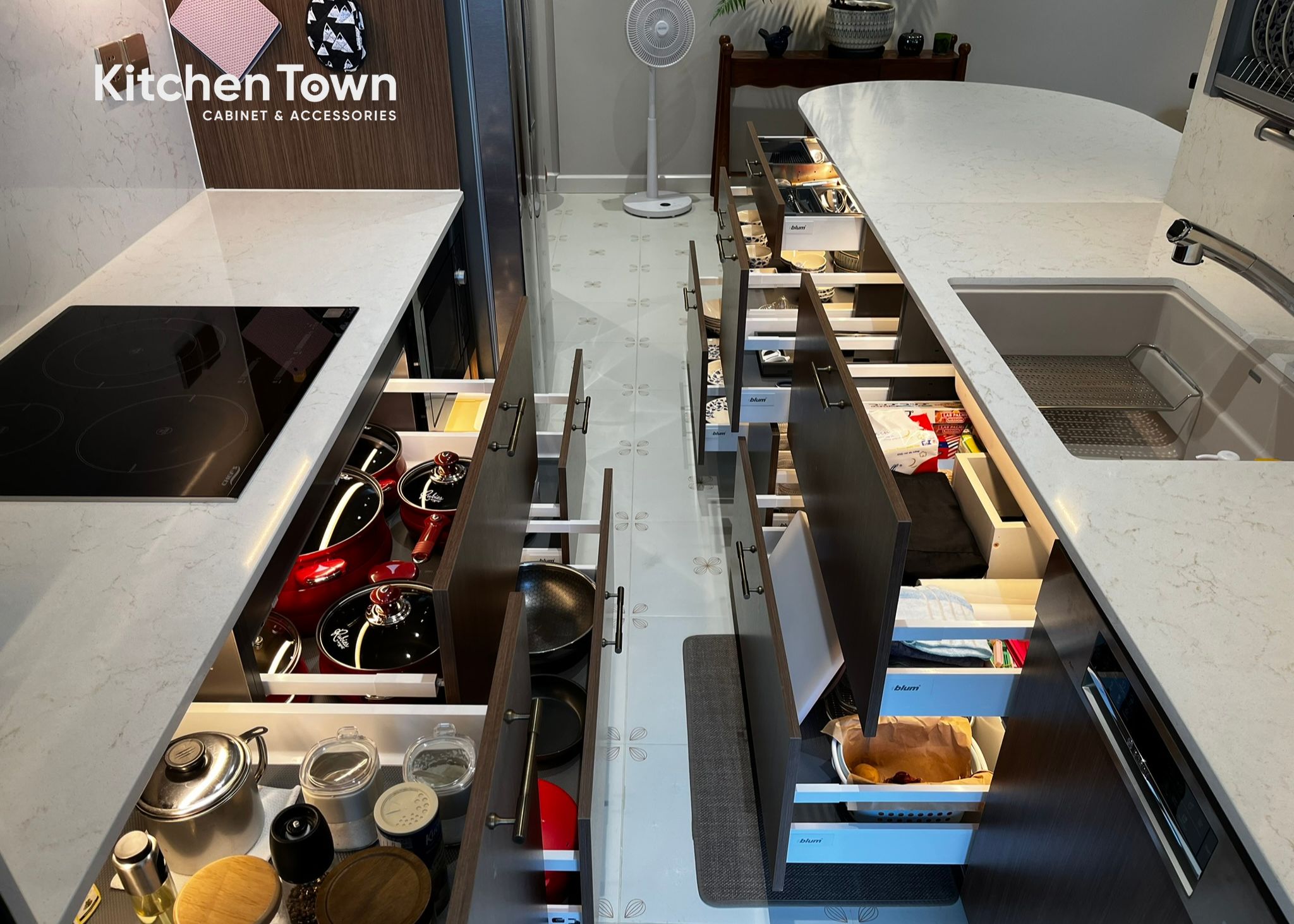 Dự án tủ bếp chữ I + Bản Đảo - Tây Hồ Tây tu bep 6th 5