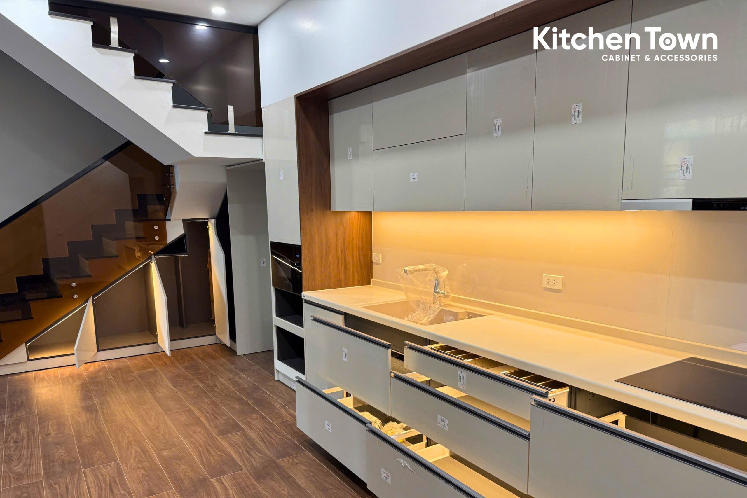 Dự án tủ bếp chữ i tại Vĩnh Phúc tu bep vp 3